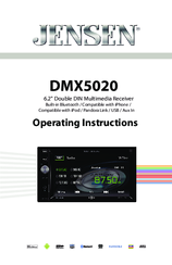 Jensen DMX5020 Operating Instructions Manual