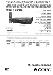 Sony SLV-E230AE Service Manual