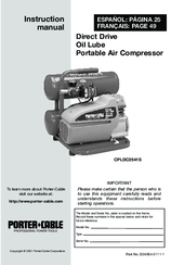 Porter-Cable CPLDC2541S Instruction Manual