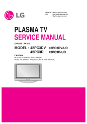 LG 42PC3D/DC Service Manual