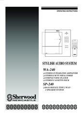 Sherwood SP-240 Operating Instructions Manual