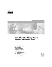 Cisco SN 5428-2 Hardware Installation Manual