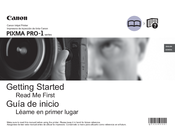 Canon PIXMA PRO-1 Series Getting Started
