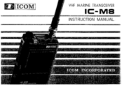 ICOM IC-M8 Instruction Manual