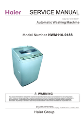 haier HWM110-9188 Service Manual