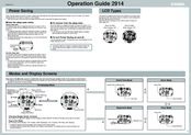 Casio 2914 Operation Manual