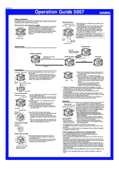Casio 5057 Operation Manual