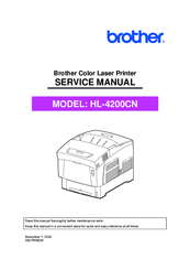 Brother HL-4200CN Service Manual