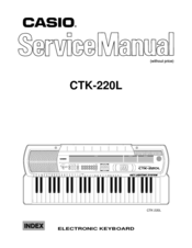 Casio CTK-220L Service Manual