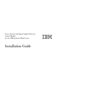 Cisco Ethernet switch Installation Manual