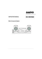Sanyo DC-MCR300 Instruction Manual