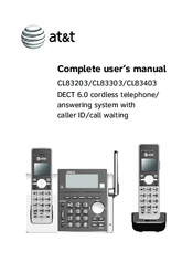 AT&T CL83403 Complete User's Manual