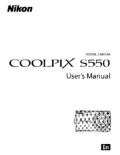 Nikon CoolPix S550 User Manual