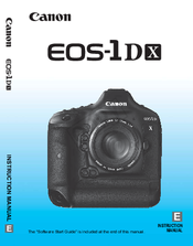 Canon EOS-1 D X Owner's Manual