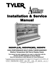 Tyler Advantage N6DHPLLR Installation & Service Manual