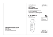 Hitachi CM-N8100 Instructions For Use Manual