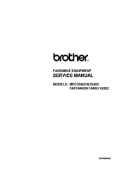 Brother FAX 1840C Service Manual