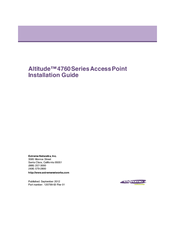 Extreme Networks Altitude 4760 Series Installation Manual