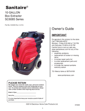 Sanitaire SC6085 Series Owner's Manual