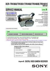 Sony DCR-TRV360 - Digital Video Camera Recorder Service Manual