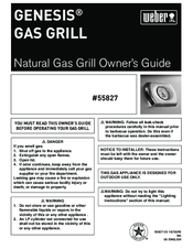 Weber GENESIS 55826 Owner's Manual