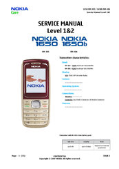 Nokia 1650 RM-305 Service Manual