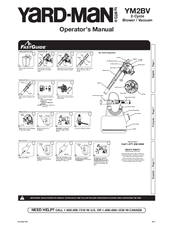 Yard-Man YM2BV Operator's Manual