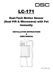 DSC LC-171 Installation Instructions & User Manual