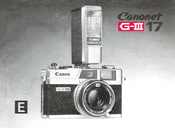 Canon Canonet G-III17 Manual
