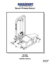 Paramount Fitness SF-0200 Assembly Manual