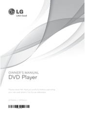 LG DP932H Owner's Manual