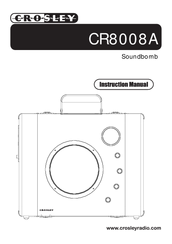 Crosley CR8008A Instruction Manual