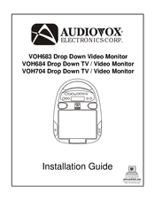 Audiovox VOH684 Installation Manual