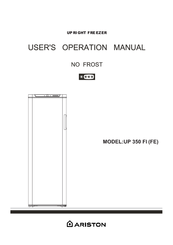 Ariston UP 350 FI (FE) User's Operation Manual