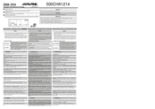 Alpine CHA-1214 Owner's Manual