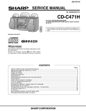 Sharp CD-C451H Service Manual
