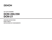 Denon DCM-290 Operating Instructions Manual