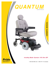 Pride Mobility 1103 Ultra Owner's Manual