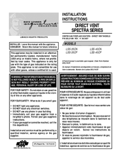 Lennox Hearth Products LSS-35CN Installation Instructions Manual