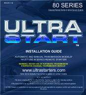 Ultra Start 80 Series Installation Manual