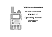 Vertex Standard VXA-710 SPIRIT Operating Manual