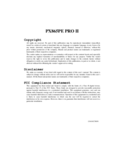 Albatron PX865PE PRO II User Manual