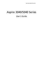 Acer Aspire 3040 Series User Manual