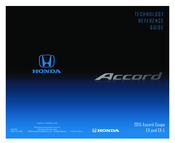 Honda Accord Coupe EX 2015 Technology Reference Manual