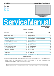 Haier LT42M1CFA Service Manual