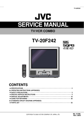JVC TV-20F242 Service Manual