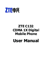 ZTE C132 User Manual