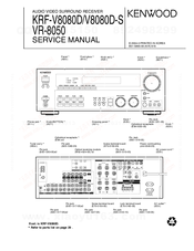 Kenwood KRF-VR-8050 Service Manual