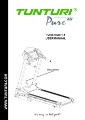 Tunturi PURE RUN 1.1 User Manual