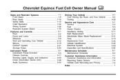 Chevrolet Equinox Fuel Cell Owner's Manual